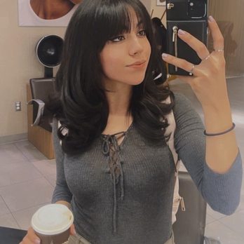 The SALON by InStyle inside JCPenney - Short front bangs w/longer sides + long layers - Hair Salons Near Me - Glendale, California The SALON by InStyle inside JCPenney - Short front bangs w/longer sides + long layers - Hair Salons Near Me - Glendale, California