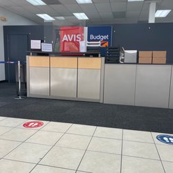Budget Car Rental - The inside of the rental store. Mind you it is empty here. Lord! Never ever again.