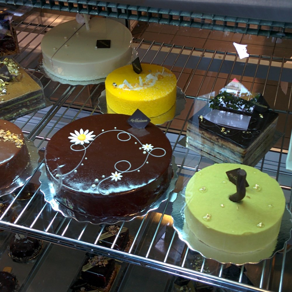 a variety of cakes on display a variety of cakes on display