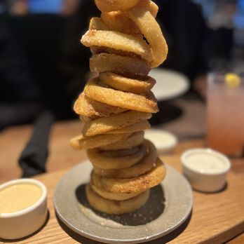 Yard House - Onion ring tower - New American Near Me - Sacramento, California Yard House - Onion ring tower - New American Near Me - Sacramento, California