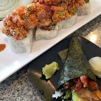 Cha Cha Sushi - Hand roll and Brandon Roll - Sushi Bars Near Me - San Jose, California