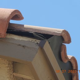 Tile fell off of the 2nd story