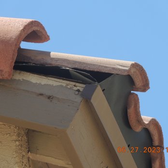 Desert State Roofing - Tile fell off of the 2nd story - Roofing Near Me - Cave Creek, Arizona