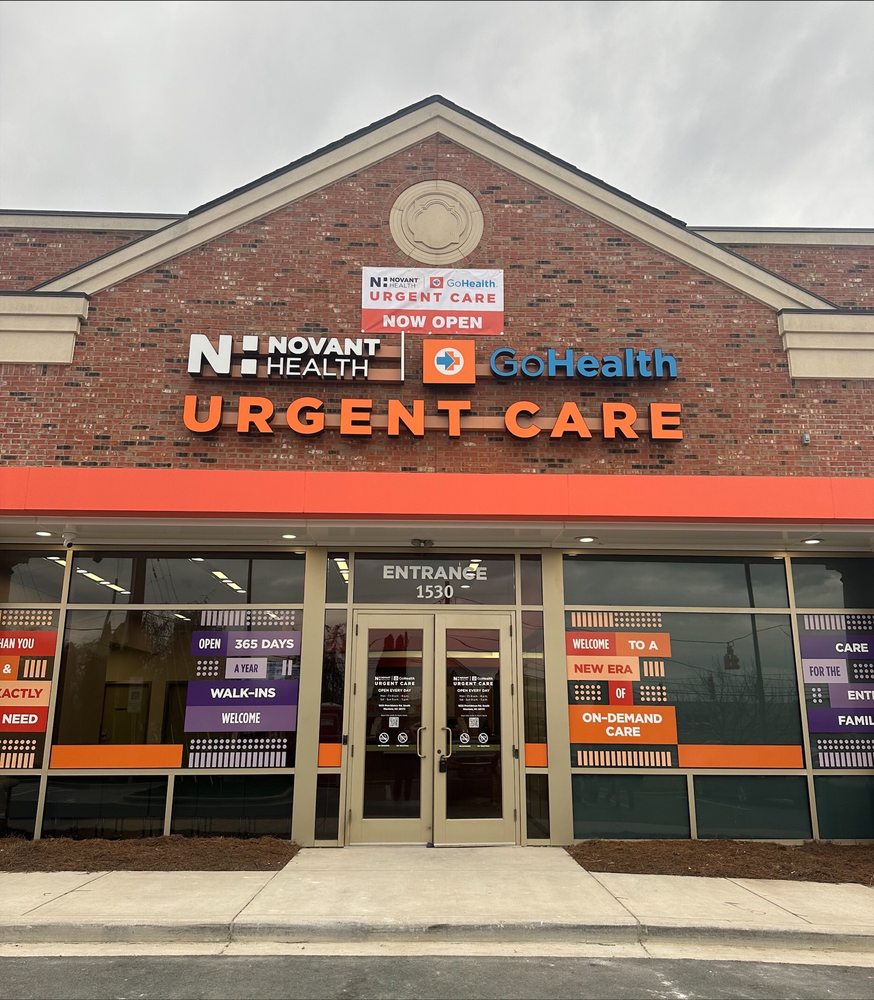 NOVANT HEALTH GOHEALTH URGENT CARE Updated August 2024 1530