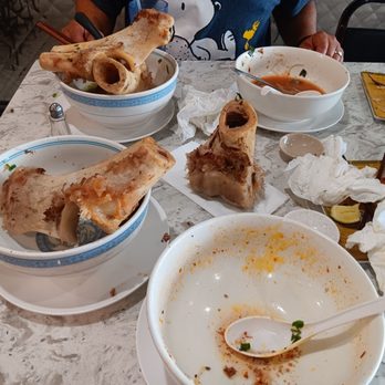 Pho Zone - The aftermath, the bones were the best part - Vietnamese Near Me - Highland, California Pho Zone - The aftermath, the bones were the best part - Vietnamese Near Me - Highland, California