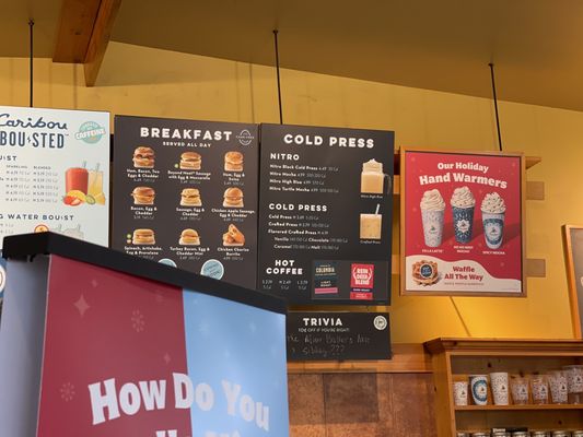 Menu photo 2 Caribou Coffee Raleigh, NC