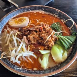 Spicy miso ramen is not spicy Spicy miso ramen is not spicy