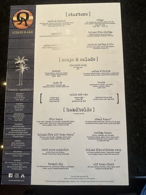 Menu photo 8 Oceans & Ale Williamsburg, VA Menu photo 8 Oceans & Ale Williamsburg, VA