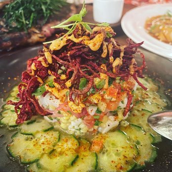 The Mexican - Sea bass ceviche - Mexican Near Me - Dallas, Texas