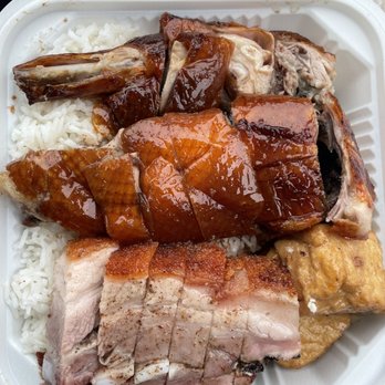 Cheung Hing Restaurant - Rice plate with half roast duck and half roast pork (~$13) - Chinese Near Me - San Francisco, California Cheung Hing Restaurant - Rice plate with half roast duck and half roast pork (~$13) - Chinese Near Me - San Francisco, California