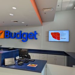 Harry Reid Rental Car Center - Limited allowable range for Budget Rent A Cars