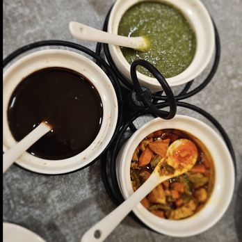 Aromas Indian Cuisine - Carrot Homemade Pickle and Mint tamarind Chutney - Indian Near Me - Sherman Oaks, California Aromas Indian Cuisine - Carrot Homemade Pickle and Mint tamarind Chutney - Indian Near Me - Sherman Oaks, California