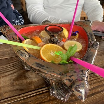 Flask & Cannon - Scorpion bowl - Cocktail Bars Near Me - Jacksonville Beach, Florida