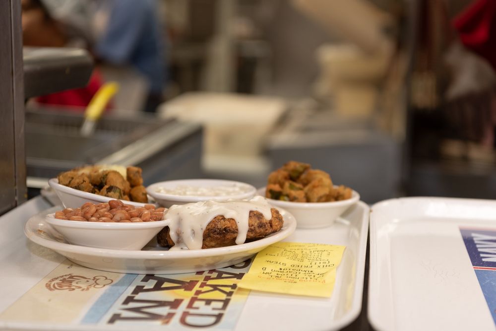 Food from Wade's Restaurant