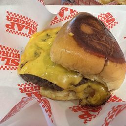 Double slap burger