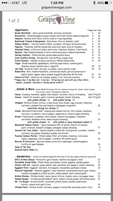 Menu photo 8 Grape Vine Cafe Las Vegas, NV Menu photo 8 Grape Vine Cafe Las Vegas, NV