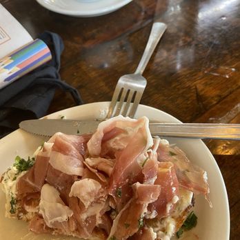 Toast - Prociutto Toast with Honey and Ricotta - Breakfast & Brunch Near Me - New Orleans, Louisiana Toast - Prociutto Toast with Honey and Ricotta - Breakfast & Brunch Near Me - New Orleans, Louisiana