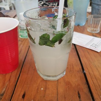 Las Tostadillas - Mojito.. too many mint leaves not enough alcohol - Fish & Chips Near Me - Cancún, ROO Las Tostadillas - Mojito.. too many mint leaves not enough alcohol - Fish & Chips Near Me - Cancún, ROO
