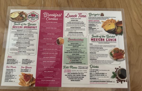 Menu photo 1 Strawberry Hill Diner Tonopah, NV Menu photo 1 Strawberry Hill Diner Tonopah, NV