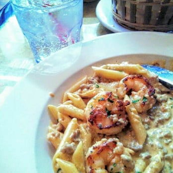 Tre Sorelle - Delicious shrimp pasta with sausage - Italian Near Me - New York, New York Tre Sorelle - Delicious shrimp pasta with sausage - Italian Near Me - New York, New York