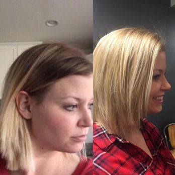 Joelle's - Before on left, terrible attempt at "balayage" and AFTER ON THE RIGHT! Magical transformation! Love love LOVE IT! - Nail Salons Near Me - Harrisburg, Pennsylvania Joelle's - Before on left, terrible attempt at "balayage" and AFTER ON THE RIGHT! Magical transformation! Love love LOVE IT! - Nail Salons Near Me - Harrisburg, Pennsylvania