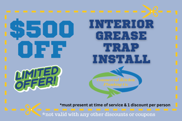 Slide of Commercial Kitchen Plumbing