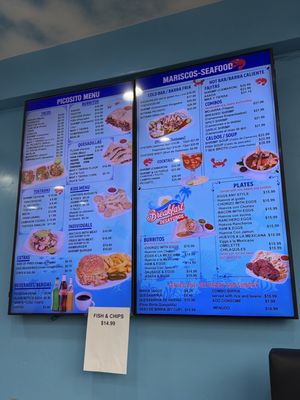 Menu photo 1 Mariscos El Picosito Pismo Beach, CA Menu photo 1 Mariscos El Picosito Pismo Beach, CA