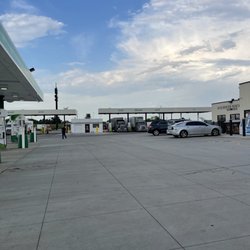 Edgerton Travel Plaza - The diesel pump area