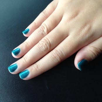 Eagle Nails & Spa - My 11-year old's gel mani. She's calling it 'The Mermaid'. - Nail Salons Near Me - Westminster, Maryland