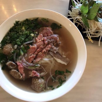 Pho Ga - 14. Rare Beef, Brisket, Beef Balls and Tendon Noodle Soup - Vietnamese Near Me - San Francisco, California