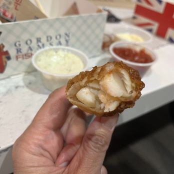 Gordon Ramsay Fish & Chip - Basic fish. Absolutely no seasoning on the fish or in the batter. - Seafood Near Me - Reno, Nevada Gordon Ramsay Fish & Chip - Basic fish. Absolutely no seasoning on the fish or in the batter. - Seafood Near Me - Reno, Nevada