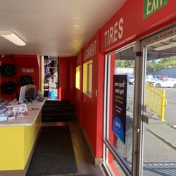 Expert Tires & Brakes - Front Desk And Entrance Into Shop Garages