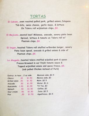 Menu photo 6 Taco Joint Austin, TX
