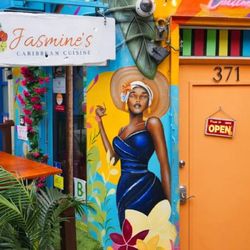Jasmine's Caribbean Cuisine - Front Entrance at Jasmine's Caribbean Cuisine