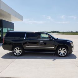 Isaac Alan Transportation - One of our Escalades waiting on a Private Aviation arrival