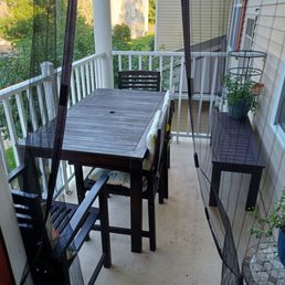 This is the gorgeous patio set the manager, Tara, sold us. She and Frank moved it to the truck our friends brought!! l. This is the gorgeous patio set the manager, Tara, sold us. She and Frank moved it to the truck our friends brought!! l.