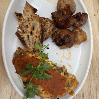 Wildseed - Spicy Sausage Omelet - looks small but very filling - Vegan Near Me - San Francisco, California Wildseed - Spicy Sausage Omelet - looks small but very filling - Vegan Near Me - San Francisco, California