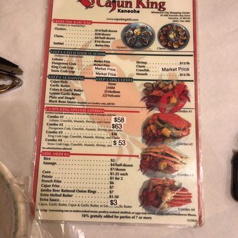 Cajun King Kaneohe - As of 5-20-2018 - Cajun/Creole Near Me - Kaneohe, Hawaii