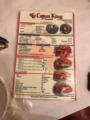Menu photo 8 Cajun King Kaneohe Kaneohe, HI