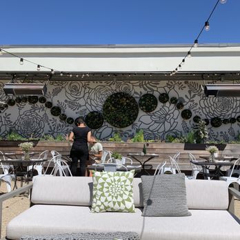 Aracely Cafe - Outdoor succulent wall - New American Near Me - San Francisco, California