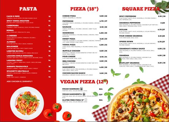 Menu photo 2 Papi Pasta and Pizza New York, NY Menu photo 2 Papi Pasta and Pizza New York, NY
