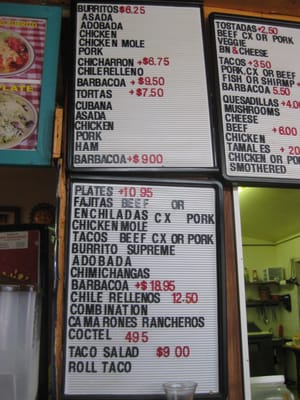 Menu photo 3 Toribios El Prado, NM