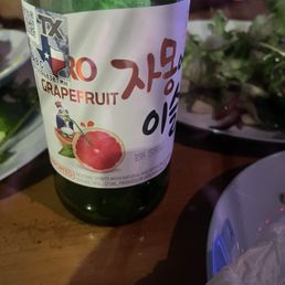 Grapefruit Soju was very good Grapefruit Soju was very good