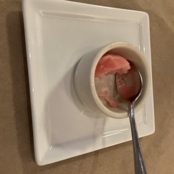 Farmhaus Restaurant - Watermelon and jalapeño sorbet - American Near Me - Saint Louis, Missouri Farmhaus Restaurant - Watermelon and jalapeño sorbet - American Near Me - Saint Louis, Missouri