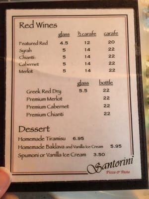 Menu photo 4 Santorini Pizza & Pasta Seattle, WA Menu photo 4 Santorini Pizza & Pasta Seattle, WA