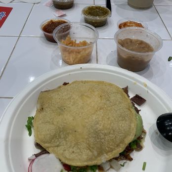 Tacomasa - Mulita de asada, rice and beans from the taco combo - Tacos Near Me - Brea, California Tacomasa - Mulita de asada, rice and beans from the taco combo - Tacos Near Me - Brea, California