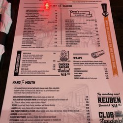 Forge Pub and Eatery - Menu