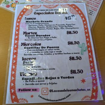 La Casa De Los Machetes - Mexican Near Me - Stanton, California