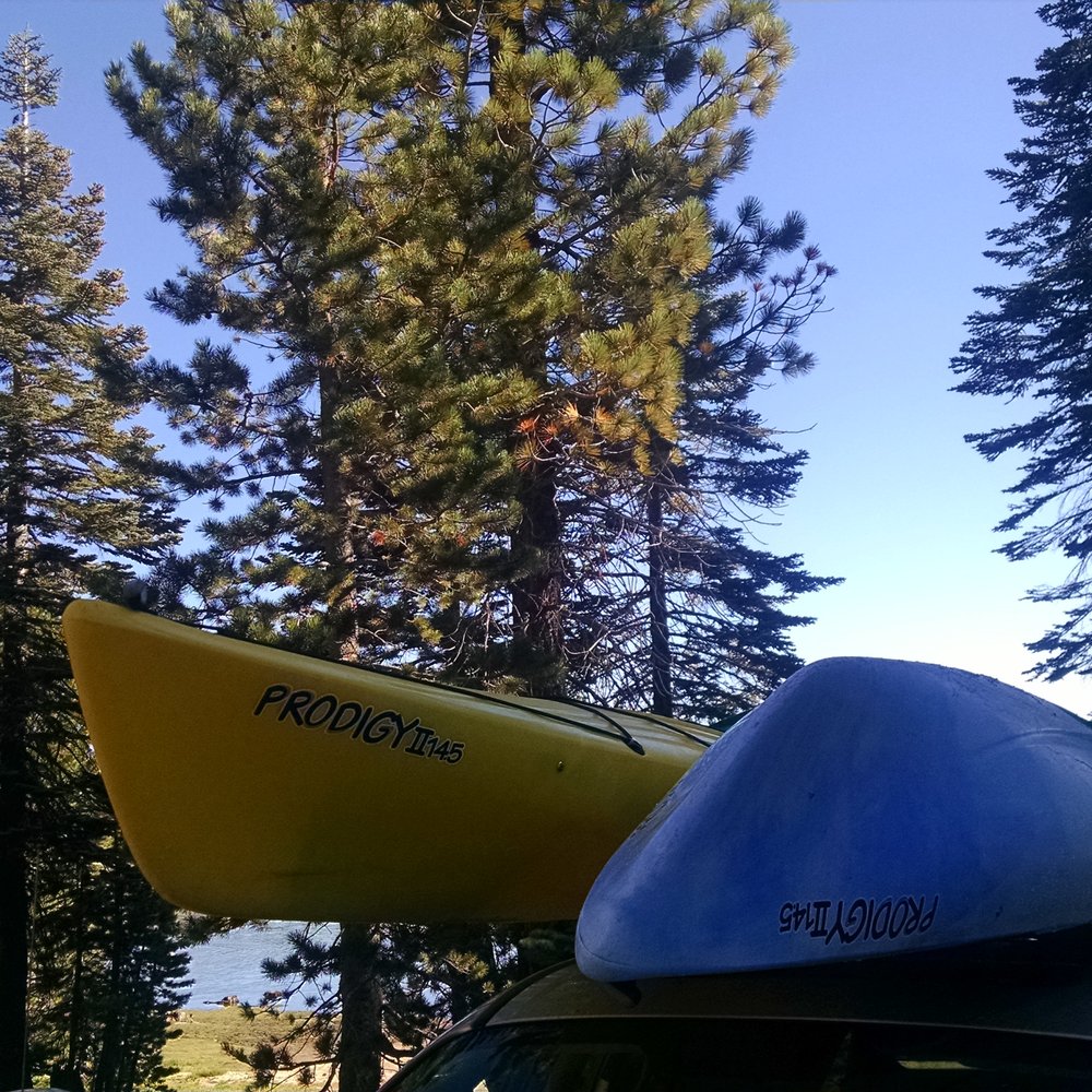 Bear Valley Adventure Company - Two Kayak rentals came with Llfe vests, oars, foam pads for the top of the car and tie downs. Yesssss! - Ski Resorts Near Me - Bear Valley, California Bear Valley Adventure Company - Two Kayak rentals came with Llfe vests, oars, foam pads for the top of the car and tie downs. Yesssss! - Ski Resorts Near Me - Bear Valley, California