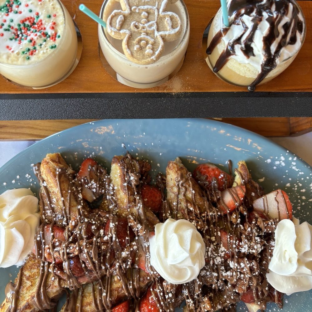 Haven Haus Cafe - french toast, christmas coffee flight - Breakfast & Brunch Near Me - Temecula, California Haven Haus Cafe - french toast, christmas coffee flight - Breakfast & Brunch Near Me - Temecula, California